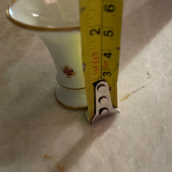 Limoges France mini porcelain vase or toothpick holder vintage - Picture 7 of 12